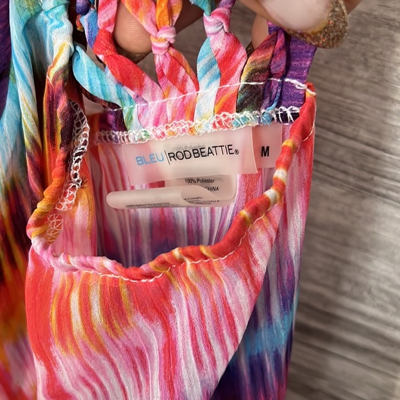 Multicolor Swim Cover Up Dress - Picture 5 of 7